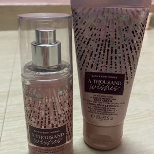 Thousand Wishes - Mist And Body Cream Combo