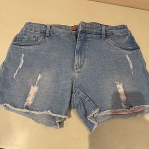 Denim Girls Shorts