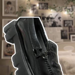 Black Platform Loafer