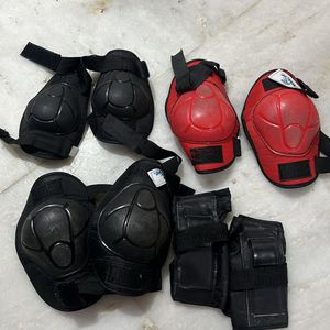 Skating Elbow Guard , Knee Pad And Gloves