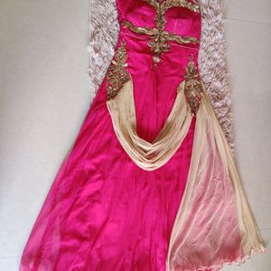 Hot Pink Designer Dress