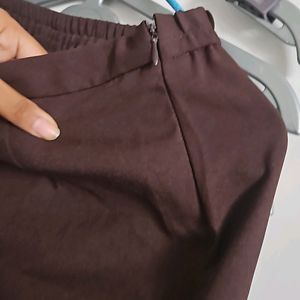 KOREAN BROWN FORMAL TROUSER