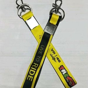 Used Combo Keychain 46 And Live To Ride Tag