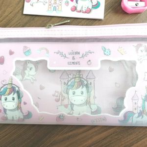 Unicorn Stationery Pouch kit For Kids