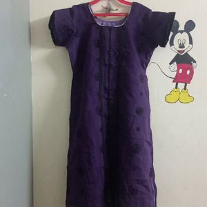 Purple Kurta