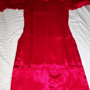 Red Shiny Kurti