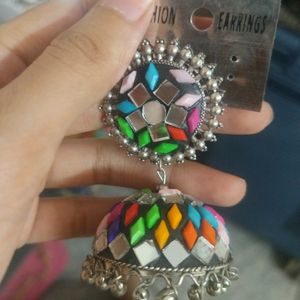 Multi Colour Jhumka