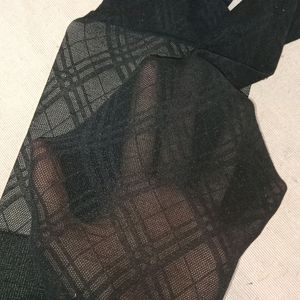 Emerge Patterned Tights Sheer