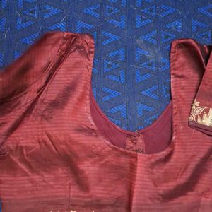 Maroon Kanjeevaram Blouse 36"