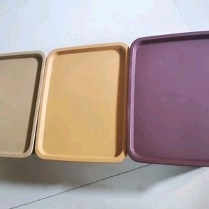 Storage Box With Lid 3 Ps.