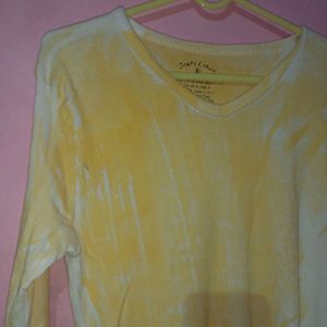 Tie Dye Yellow Sweatshirt