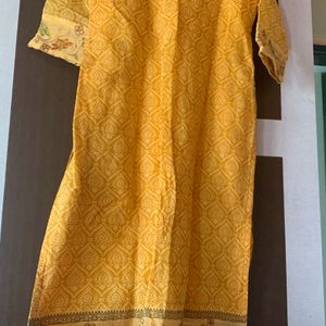 Very Nice Neck Design Kurta With Inner