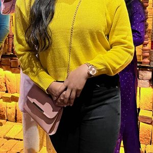 H&M Yellow Women Pullover