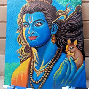 Shree Ram Canvas Painting