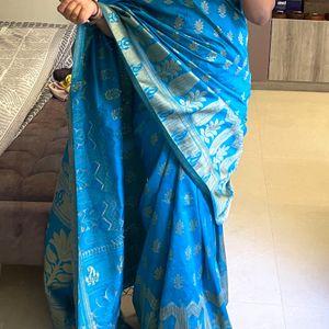 Beautiful Blue Saree