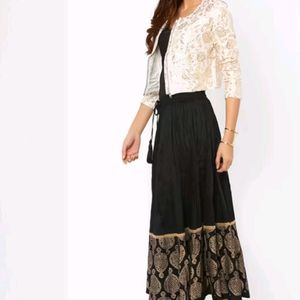 Akkriti long black skirt ethnic