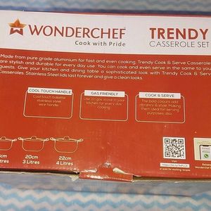 Wonderchef Trendy Casserole Cooking Set