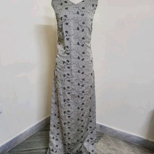 Chiffon Sequined Gown