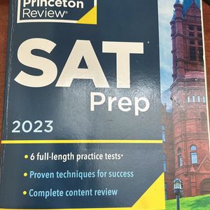 Princeton review SAT prep book