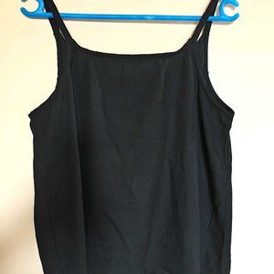 Sleeveless Black Top