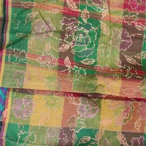 Cotton Multi Color Saree