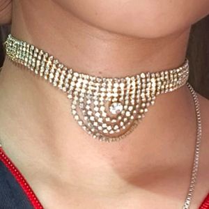 Neck Piece Chokar For Gowns