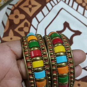 Multi Colour Kada Set