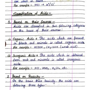 Class 10 Chemistry Notes CBSE NCERT