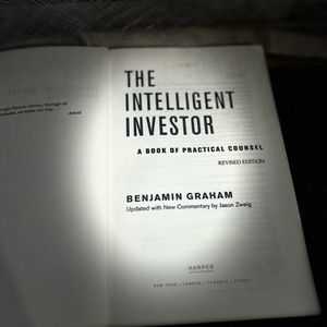 The Intelligent Investor- Benjamin Graham✨