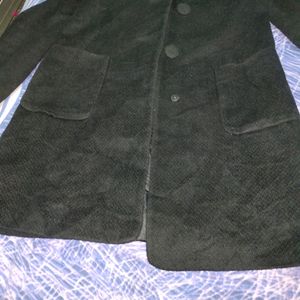 Women Black Winter Korean Coat