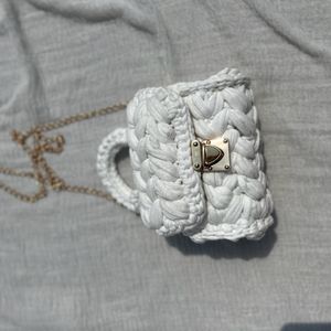 Sweet Mini White Handbag