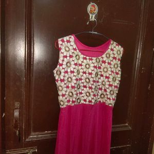 Women Long Gown Dress Kitty Birthday