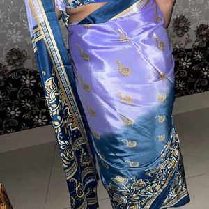 Crepe saree