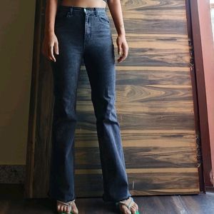 Charcoal Bootcut Jeans