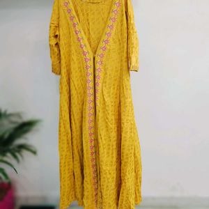 Mustard Yellow Jumpsuit For Festive Season