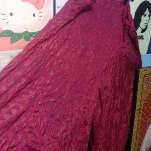 Traditional/Ethnic Pink Plazza Cum Skirt!! In Gre