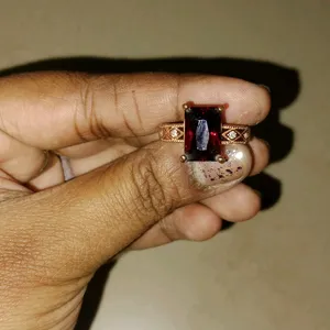 Blood Red Finger Ring