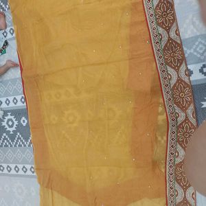 Yellow Ethnic Saree