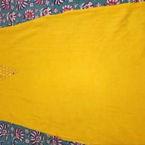 Yellow Kurti For Girls