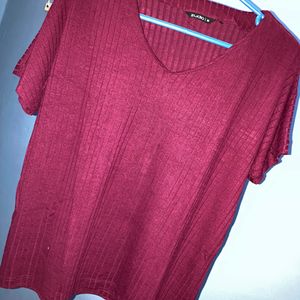 Wine Red Top Medium Size