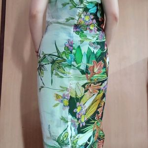 Green Floral Dress