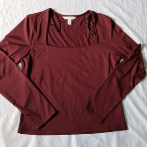 H&M Square Neck Top(Burgundy)