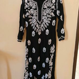 Chikankari Kurti And Palazzo