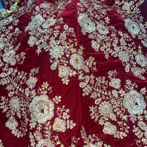 Bridal Lehenga With Cancan Attached,