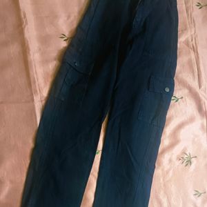 Black Cargo Jeans(Women)