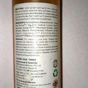 Bella Vita Organic Face Toner