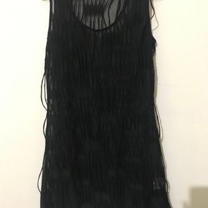 Black Tank Style Long Top