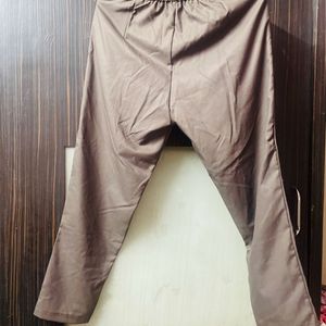 XL Size Stylish Brown Women Trousers