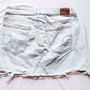 Denim Mini Short Skirt