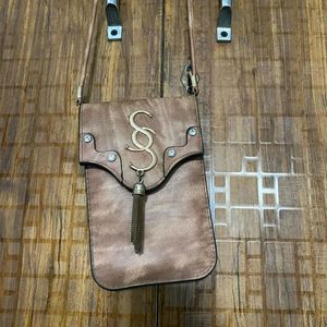 Brown Leather Slingbag